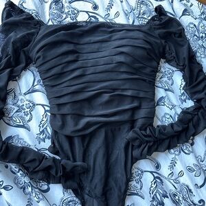 princess polly Black bodysuit